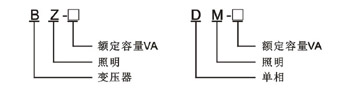 JMB、BJZ、DG、BZ、DM 照明、行燈控制變壓器